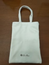 Borsa in puro cashmere Loro Piana colore bianco panna  nuova 