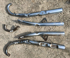 SUZUKI GT 750 2T 75-79 A B MARMITTE SCARICO COLLETTORE MANIFOLD EXHAUST MUFFLERS