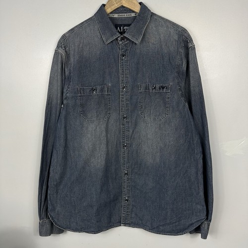 Armani jeans camicia denim - jeans,