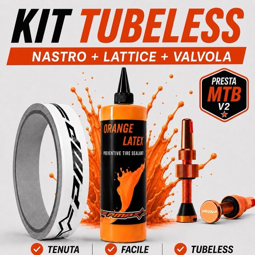 Kit tubeless pmp nastro - nastro, +