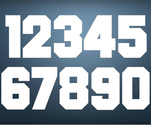 Numeri per maglia - maglia, calcio