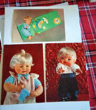3 cartoline bambole Franca e