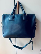 Cartella Porta Computer Coccinelle In pelle Saffiano nera.