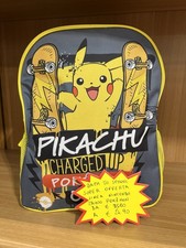 ZAINO SCUOLA PIKACHU POKEMON