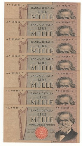1000 lire giuseppe verdi - 1000, ii°
