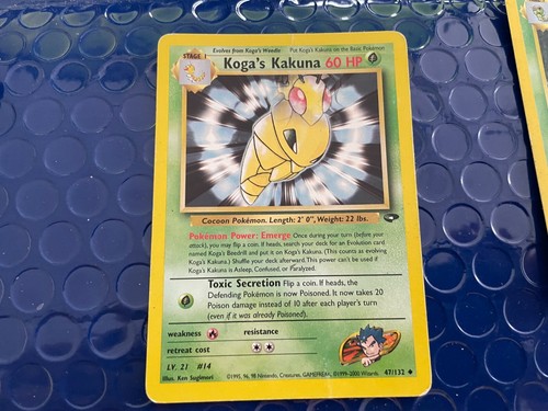 Pokemon cards koga kakuna - pokemon,