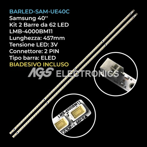 Kit barre led strip - 62,