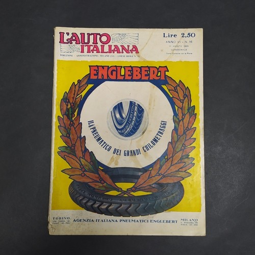 Rivista auto italiana 1925 - l'auto,