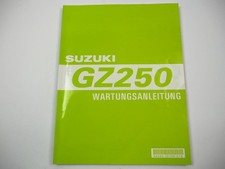 Suzuki GZ 250 Marauder Manuale