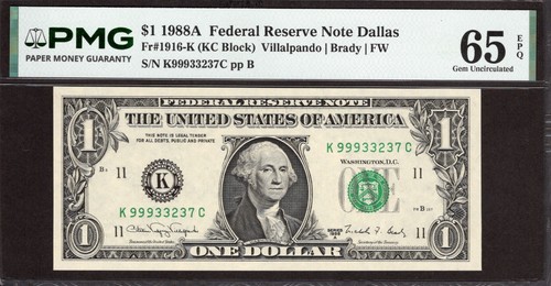 1988a dallas frn banconota - 1988a, frn.