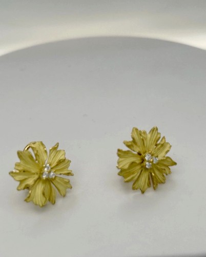 Orecchini oro giallo - in, kt