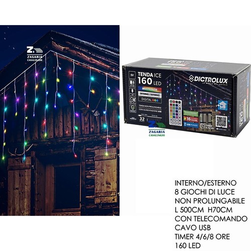 Tenda luminosa luci natalizie - luminosa,