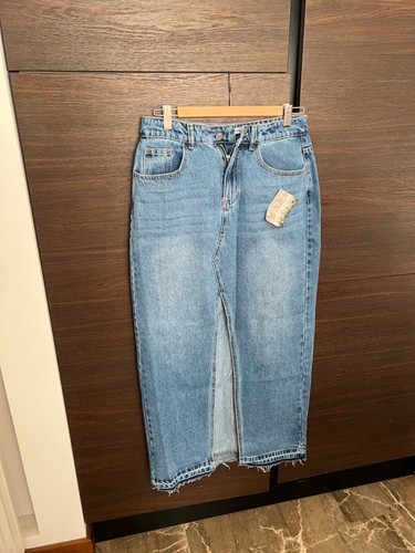 Gonna lunga jeans lumina - gonna,