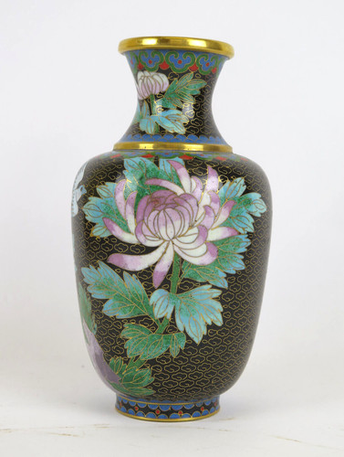 Vaso cinese cloisonné - vaso,