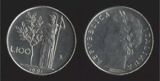 ITALIA REPUBBLICA 100 LIRE 1991 Moneta PICCOLA MINERVA