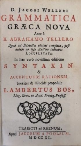 Jacobi welleri grammatica - jacobi,