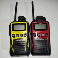 ALINCO DJ-PB20 coppia walkie talkie radio portatile bidirezionale UHF FM set plastica