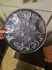 Tamburo vintage in acciaio dipinto a mano - Barbados