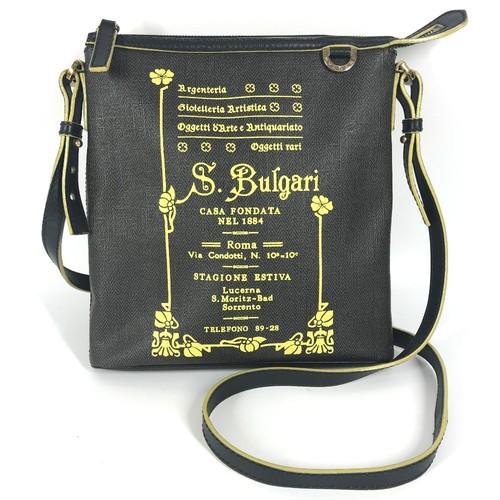 Borsa tracolla bvlgari logo - borsa,