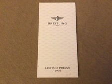 Listino Prezzi Breitling 1995