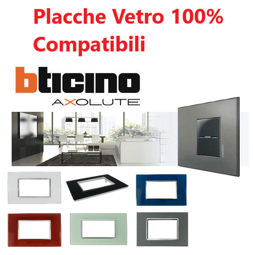 Placche vetro compatibili - placche,