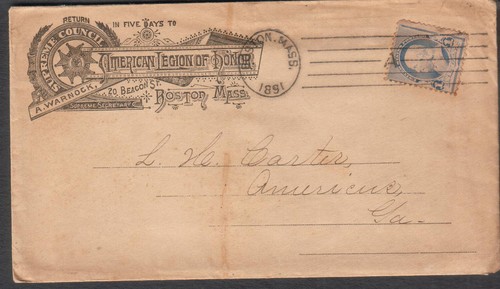 1891 advertising cover supreme - 1891,