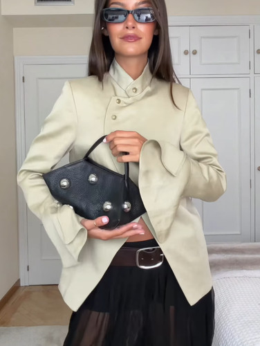 Blazer donna zara beige - zara,