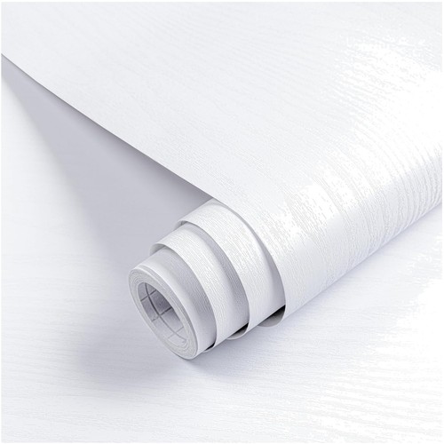 Carta adesiva legno bianco
