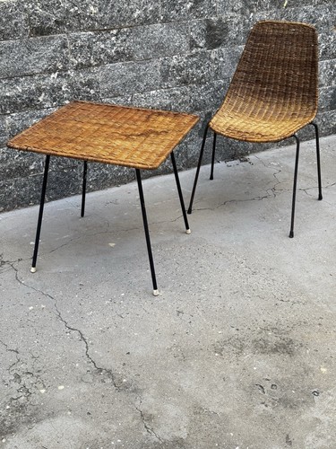 Rarissimo set sedia basket - set,