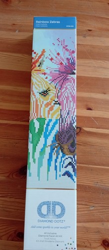 Diamond dotz rainbow zebras - diamond,