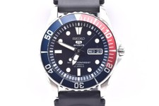 [QUASI NUOVO] Orologio Uomo Automatico Seiko 5 Sports 7S36-03C0 SNZF15 Pepsi Giorno/Data