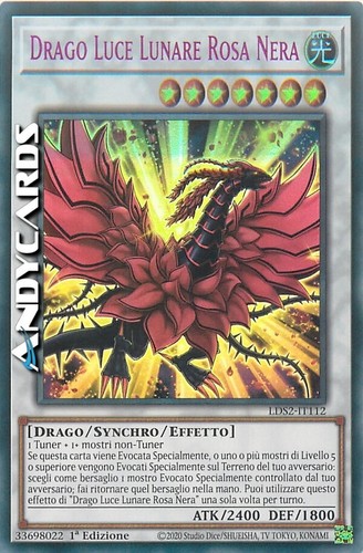 Drago luce lunare - drago, nera