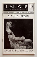 Mario Negri Bollettino galleria Il Milione n. 118 Milano 1967 Testori Gnudi