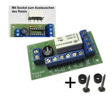 Telecomando universale FS24 con relè 9-16V bistabile 2x UM con indicatore di funzionamento