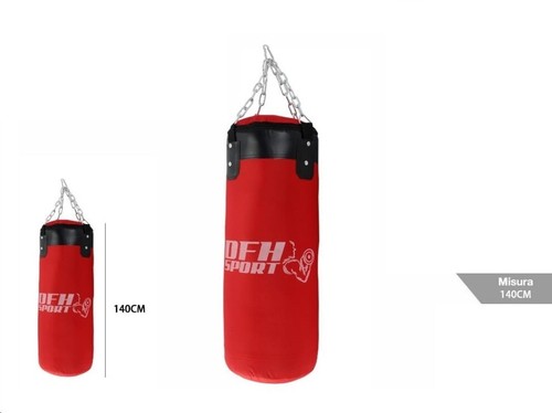 Sacco boxe 140cm pieno per - sacco,