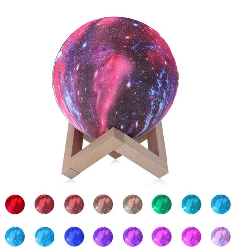Lampada forma luna - luce, usb