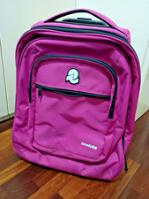 TROLLEY BUMP PLAIN INVICTA SEVEN ROSA da 37 litri 2IN1 ZAINO SCUOLA