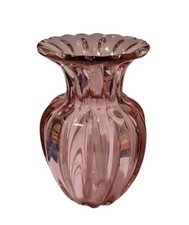 VASO Anni 50 Viola in Vetro Massiccio Design Vintage 