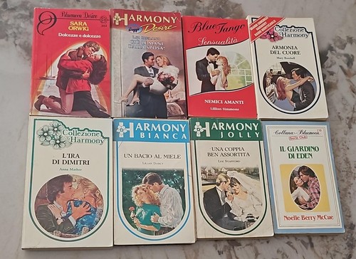 Lotto libri romanzi - 8, harmony