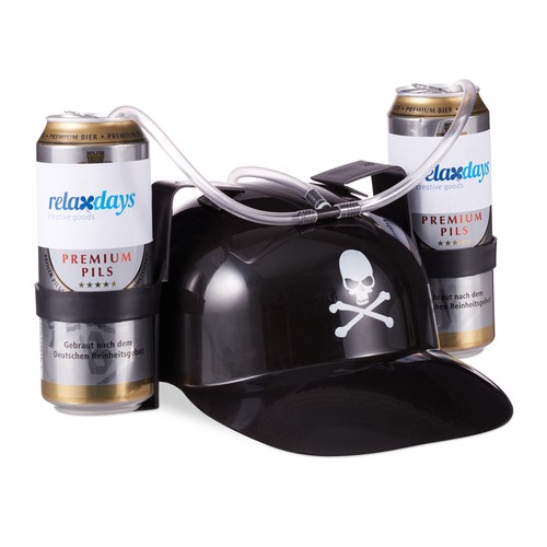 Cappello porta lattine con