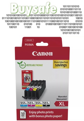 Canon cli 551xl cartucce - cli-551xl, di