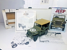 REPLICA JEEP DANBURY NUOVA DI ZECCA ANNI 40 SECONDA GUERRA MONDIALE 1:24 SCATOLA USATA MOLTO PULITA E ACC.