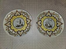 Coppia di piatti Ciamanna Torino firmati (famiglia Lenci)