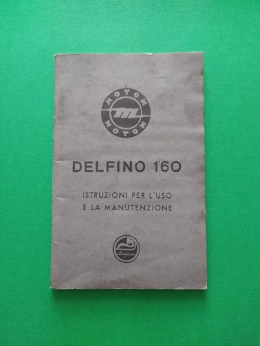 Motom delfino 160 - motom, manuale