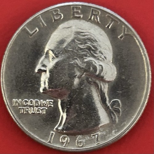 Moneta quarter dollar - 1967, )