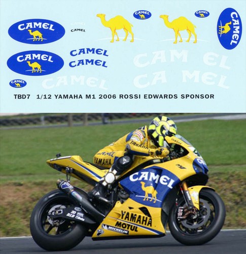 Decals per yamaha m1 - yamaha, 2006