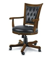 POLTRONA GIREVOLE ALZATA A GAS