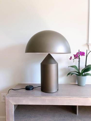 Atollo metal table lamp - metal, by