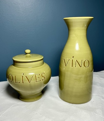 Ceramiche alfa barattolo olive - ceramiche,