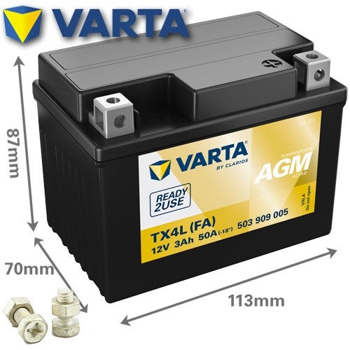 Batteria per yamaha - yq, l